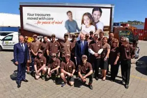 Watkins Kent, Removalists Tasmania Launched in Launceston by Tasmanian State Treasurer Peter Gutwein 4 Watkins Kent Tasmania removalists and management celebrate the launch of Watkins Kent Removals & Storage in Launceston