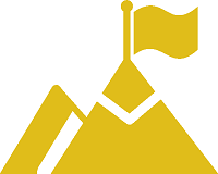 Careerss 3 peak icon yellow
