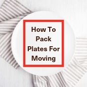 How to pack plates for moving house image