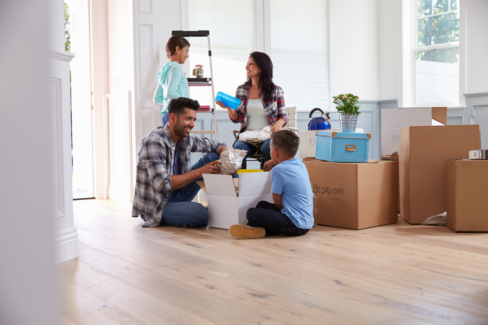 family moving home
